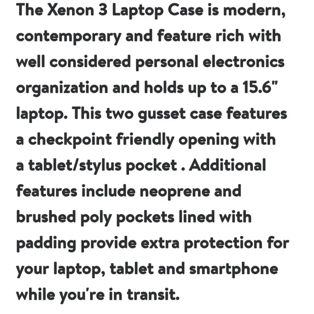 Xenon 3 Toploader‎ Briefcase, Fits Devices Up To 15.6